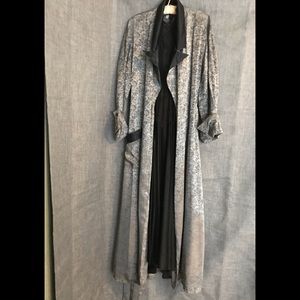 Luxurious silk robe.